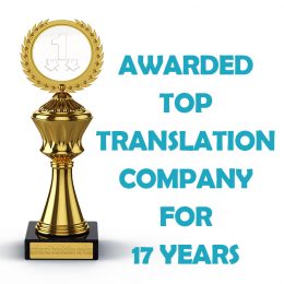 awarded top translation company awarded top translation company