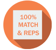 100 percent match and repetitions