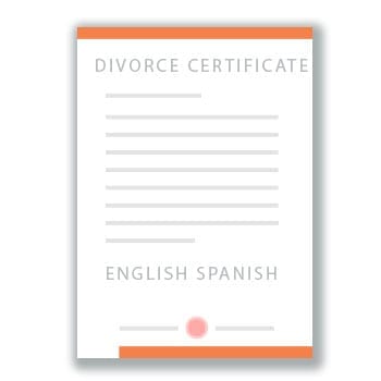 divorce certificate translation from Spanish to English template divorce certificate translation from Spanish to English template