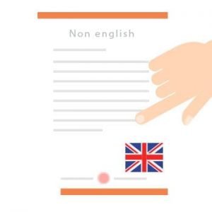 translation of non-English documents for USCIS