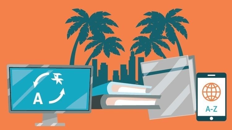 Our company provides a number of translation services to companies from all over the world