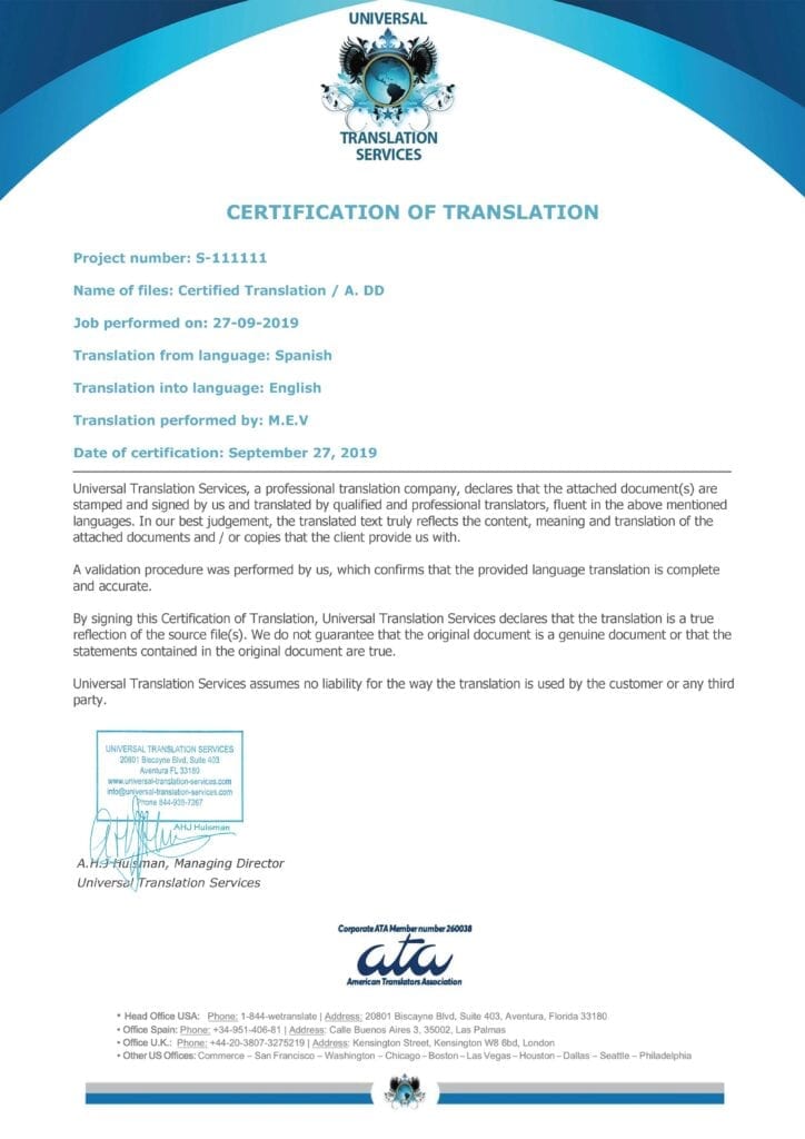 Professional Translation Services - USA - The Translation Company