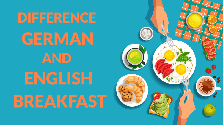 difference german and english breakfast