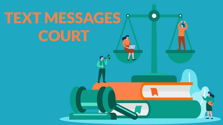 text messages court