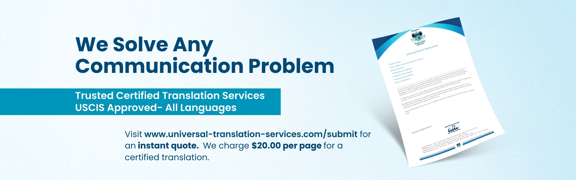 Certified Translation Universal Translation Services Certified Translation Universal Translation Services
